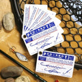 Conjunto de guía de nudos de pesca de 6 piezas, 5 tarjetas de PVC + clip de almacenamiento, esencial para principiantes, duradero y educativo, equipo de pesca perfectO