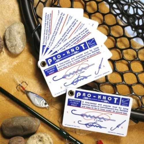 Conjunto de guía de nudos de pesca de 6 piezas, 5 tarjetas de PVC + clip de almacenamiento, esencial para principiantes, duradero y educativo, equipo de pesca perfectO