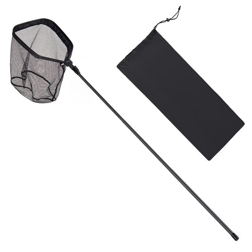 Red de pesca, sacadera plegable con mango telescópico, portátil