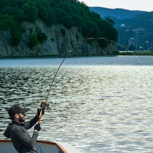 Combo de caña y carrete de pesca; caña y carrete de baitcasting de fibra de carbono IM7